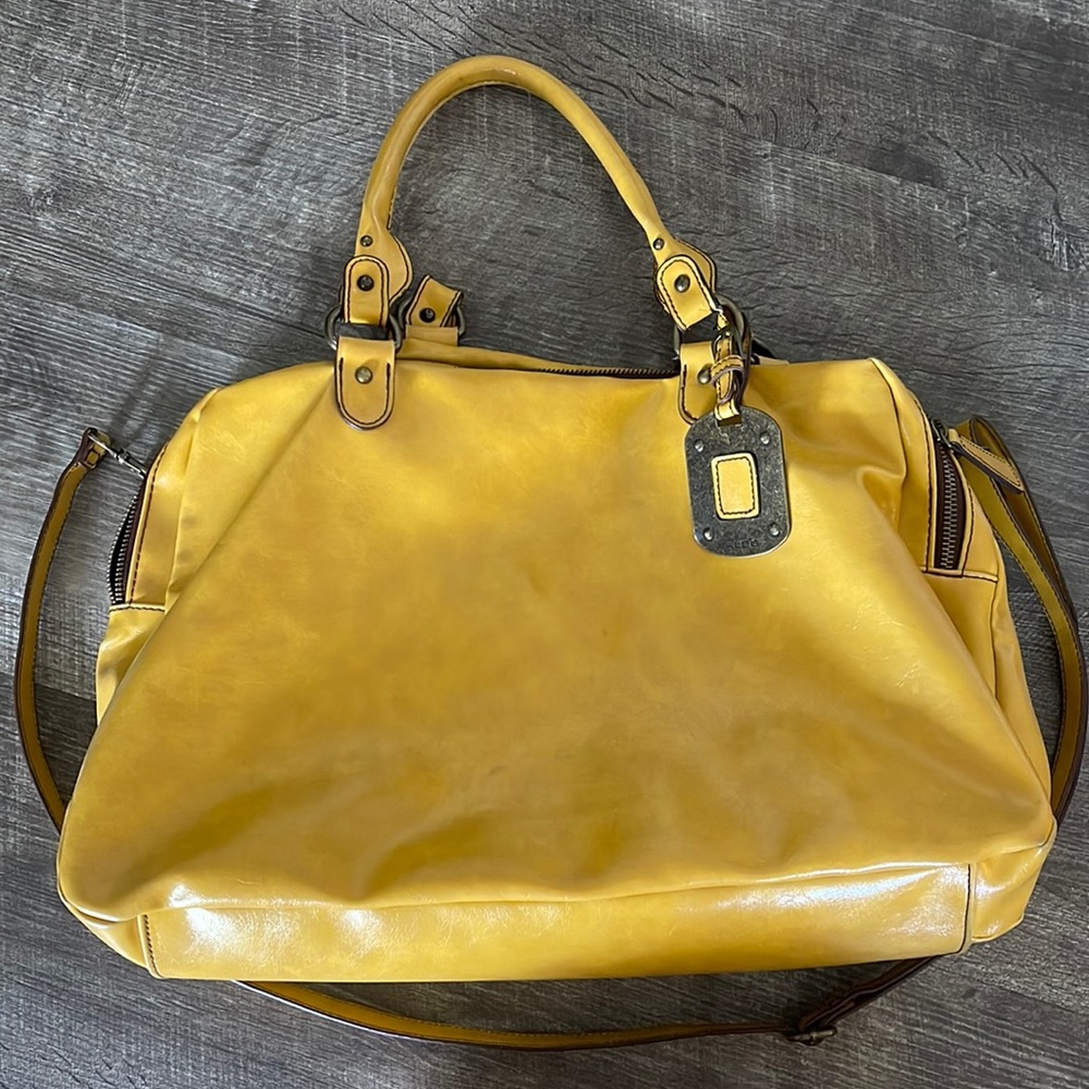 Large Mustard Aldo Bag